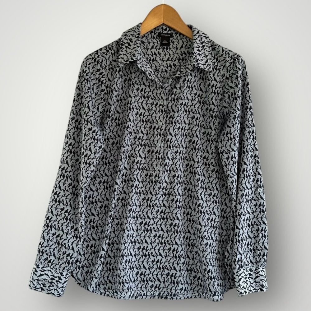 🎉5 for $40 🎉Ann Taylor Top Blouse Shirt Size XS Blue